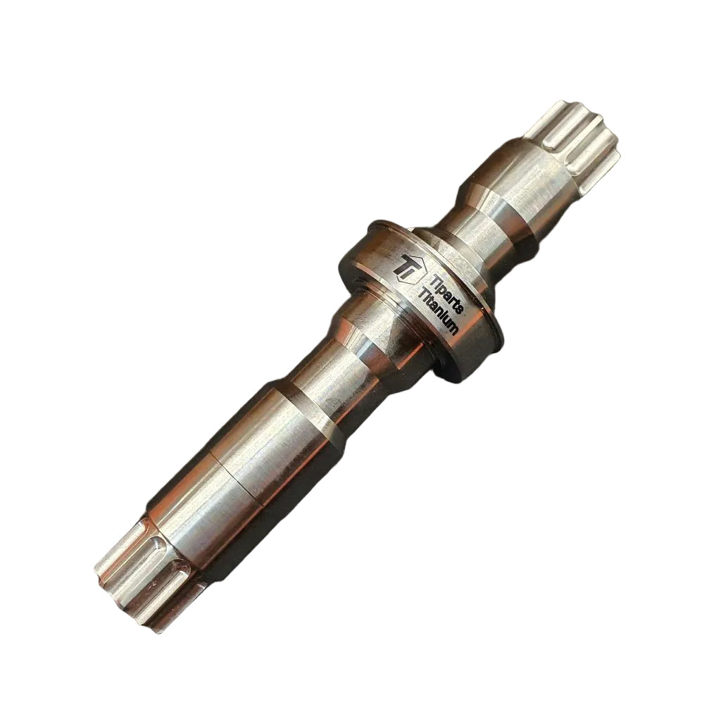 Axe de pédalier de moteur Brose en titane pour vélo électrique Specialized EMTB 213 grammes Mise à niveau légère pour l'axe en acier d'origine