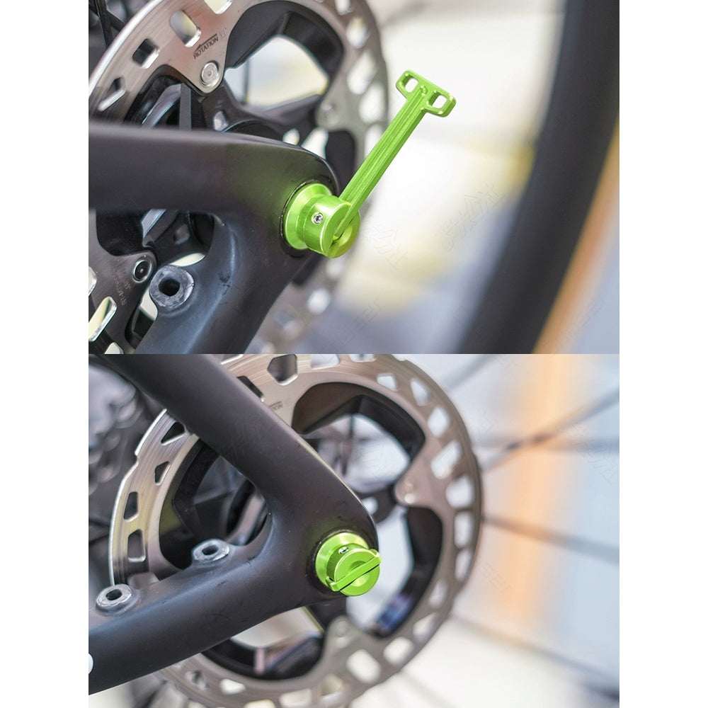 Hidden Lever Titanium Thru Axle - FACTOR Disc Brake Road Bikes