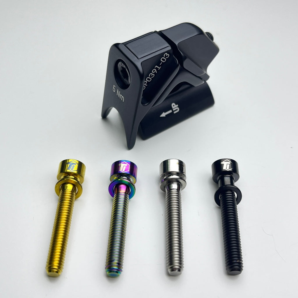 Titanium Upgrade for Canyon Aeroad Saddle Clamp CF SLX CFR