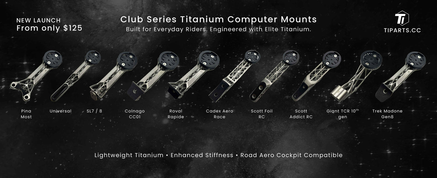 Titanium Computer Mounts - Club Series