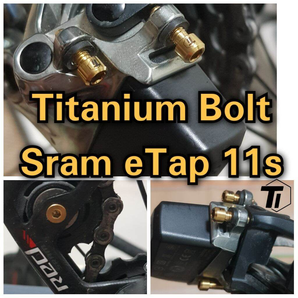 Titanium Bolt til Sram Red eTap 11 speed Upgrade Kit 11s Sram Red eTap 11s Etap 11s 11speed 11 speed Sram Etap