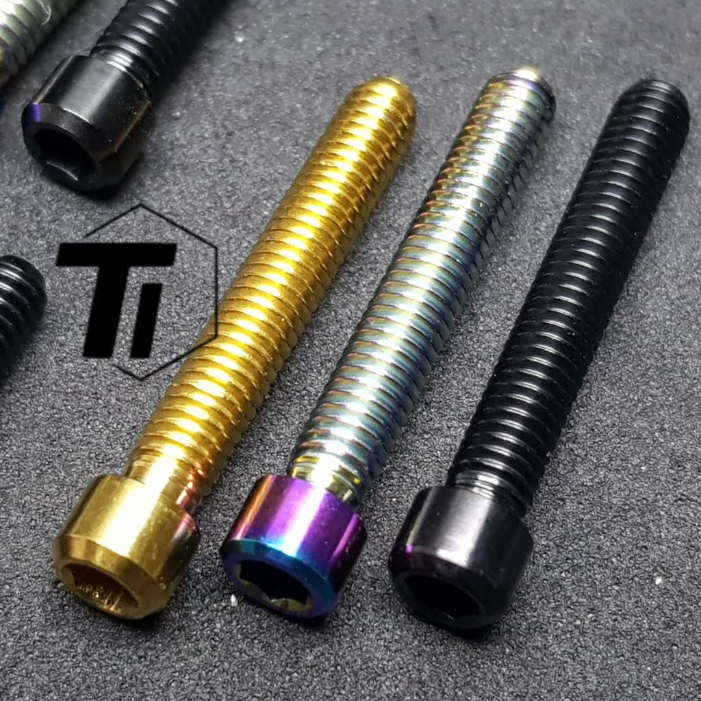 Ti-Parts Titanium Bolt för Växel Hög Låg Justera B Gränsskruv | Shimano SRAM M9120 M8120 M8100 M8000 M7100 XT SLX