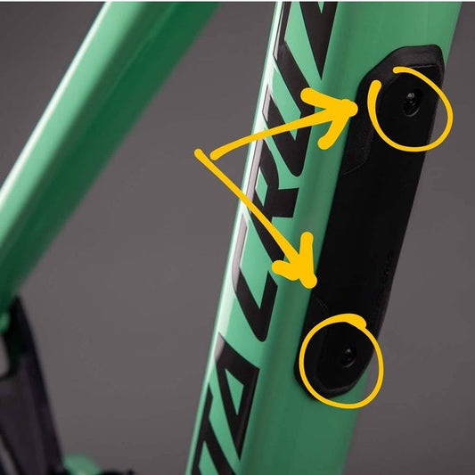 Tytanowa śruba do osłony dolnej rury Santa Cruz | Osłona wahacza amortyzatora na rurze dolnej Osłona osłony przed kamieniami Nomad 5010