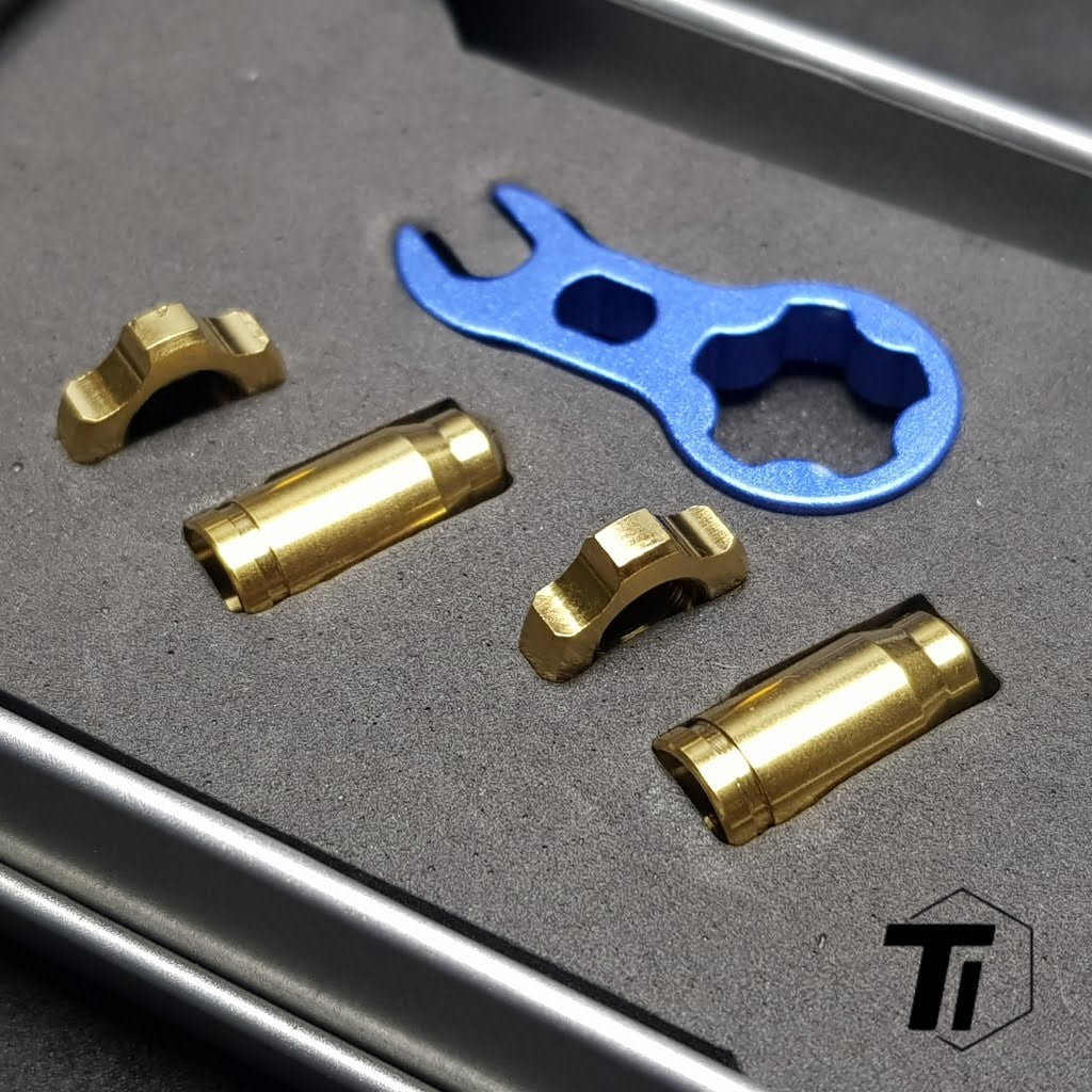 Titanium presta deals valve caps