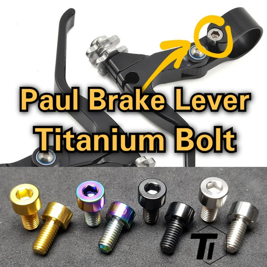 Titanium bolt til Paul bremsegrebsklemme | T-Line Canti Love Paul Component Engineering Brompton Pikes Birdy Screw