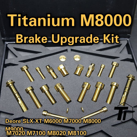 Titanium Deore SLX XT XTR brake caliper bolt Upgrade kit M7000 M8000 M9000 M7100 M8100 M9100 Giant Trek Specialized