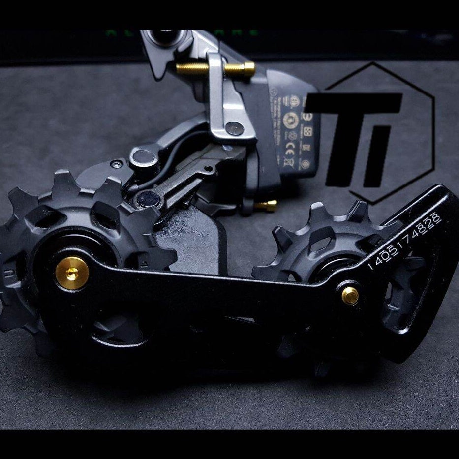 Titanium bolte til Sram RD eTap AXS Red Force Rival 12s opgraderingssæt | HRD til landevejscykel Gruscykel Ti Skrue