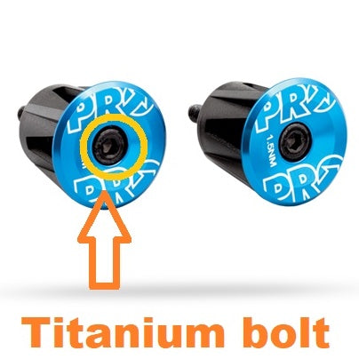 Titanium-Lenkerendstopfenschraube für Shimano Pro/Lifeline/Cinelli/BBB-Lenkerendkappe, Rennrad-MTB-Lenkerstopfen