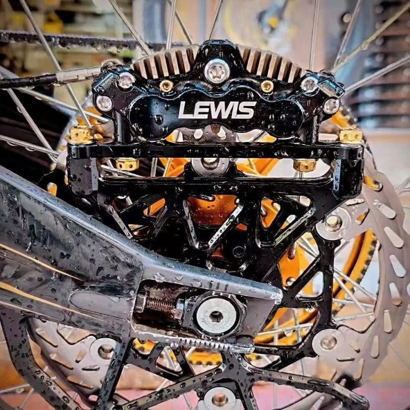 Lewis EP8+ 8pístová brzdová sada pro E-Bike | Sada pro upgrade zadní brzdy | Doprava zdarma po celém světě