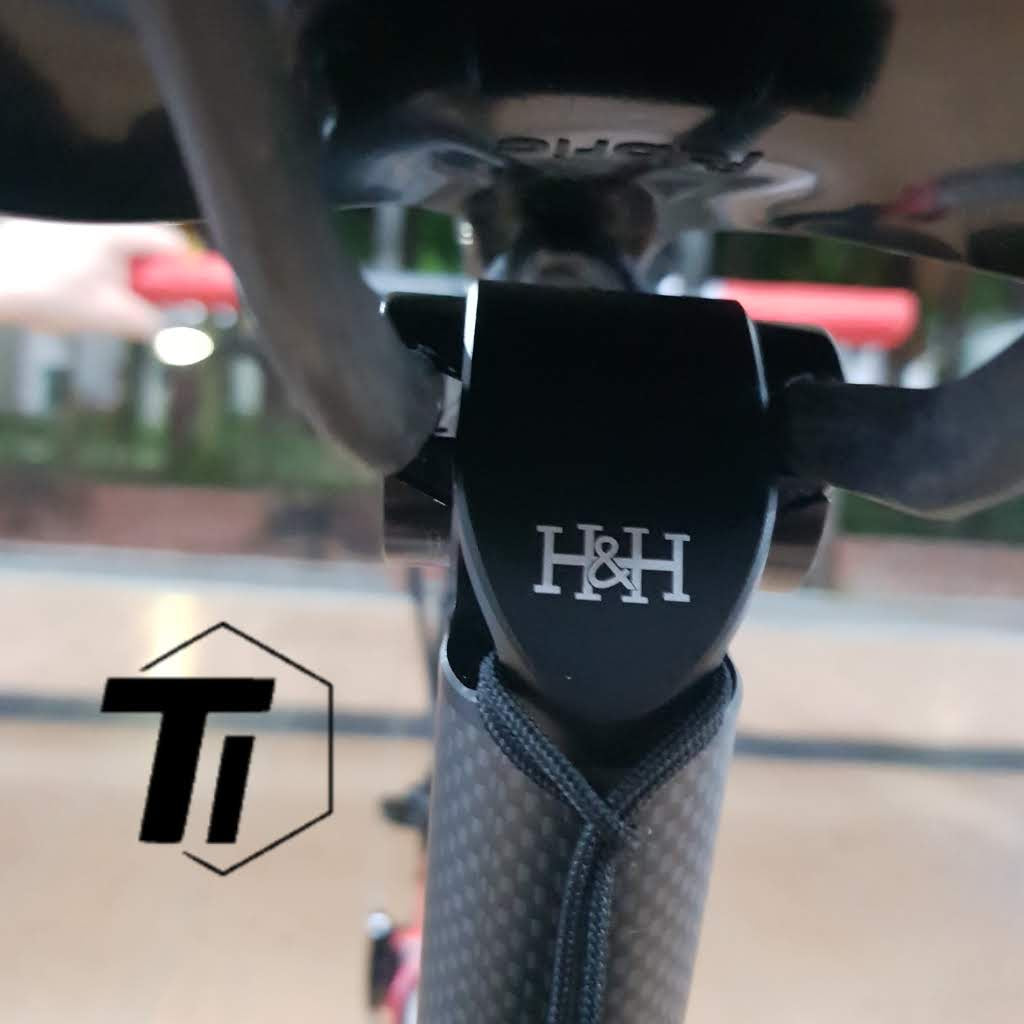 H&H シートポスト V1 V2 サドルクランプ ブロンプトンパイク 3sixt 用チタンボルト – Ti-Parts Titanium