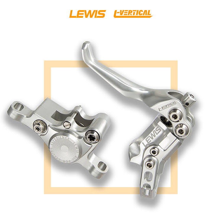 Lewis LV2 Dual Pistons Brake สำหรับ XC Trial Bike | ซูเปอร์ไลท์เวท | จัดส่งฟรีทั่วโลก