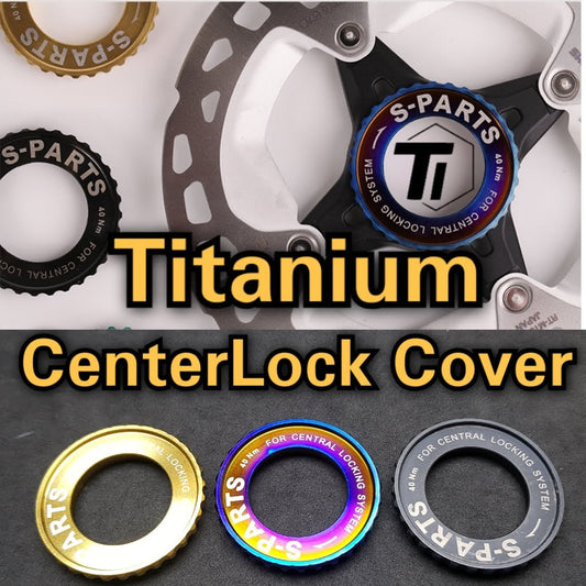 Titanium Rotor CenterLock Cover Shimano | Centerlås M9100 M8100 R9250 R9270 R9150 R9170 R8170 MT800 MT900 RT800 RT900