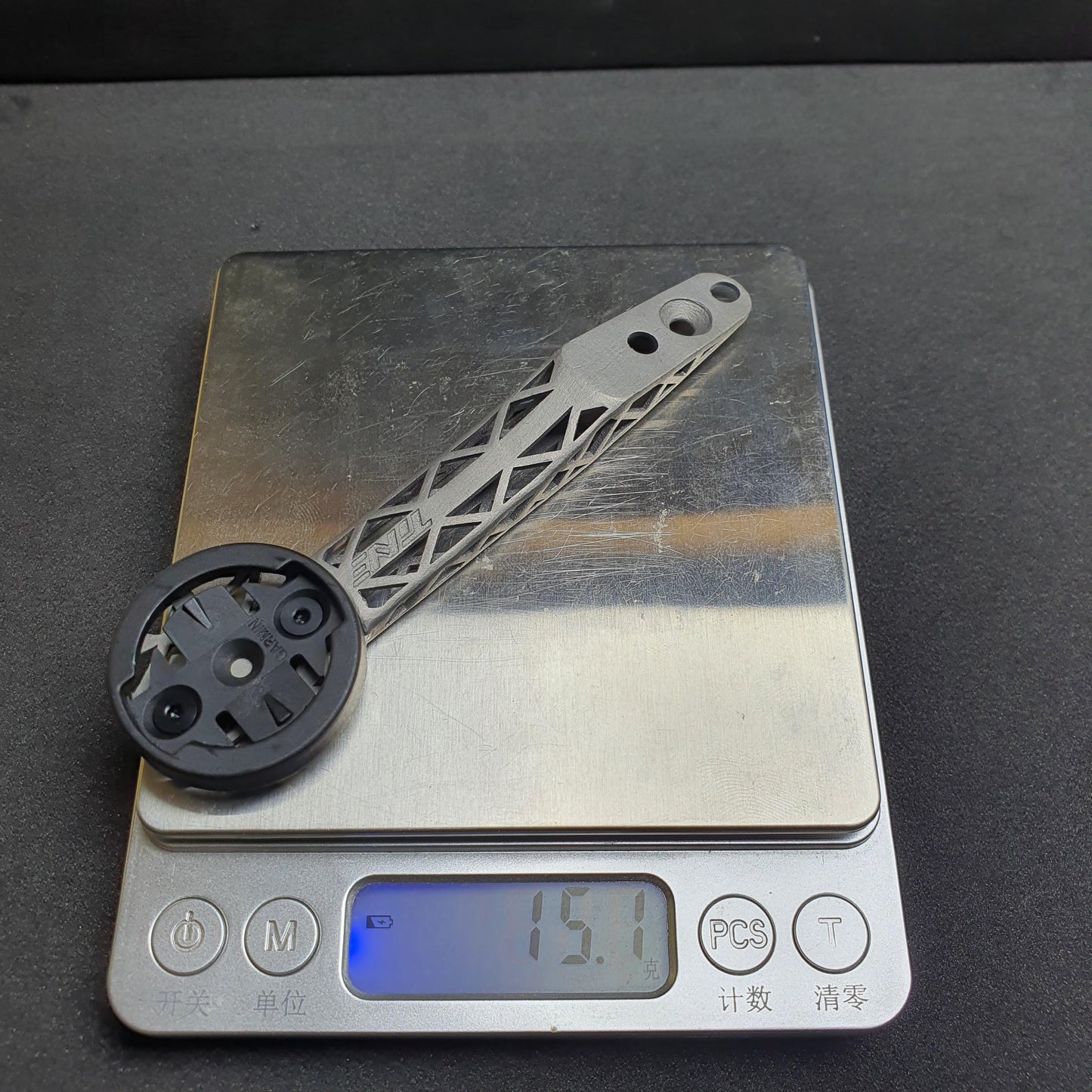 Scott Foil Addict RC 2023 Titanium 3D Print Počítačový držák pro Syncros Creston iC SL Aero | GoPro Light Bracket pro Garmin Wahoo