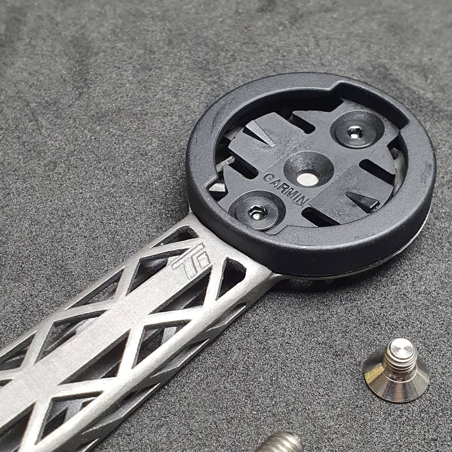 Darimo Nexum Drag Titanium 3D Print Počítačový držák | Představec na řídítka Ultralight GoPro Light Bracket pro Garmin Wahoo Supe