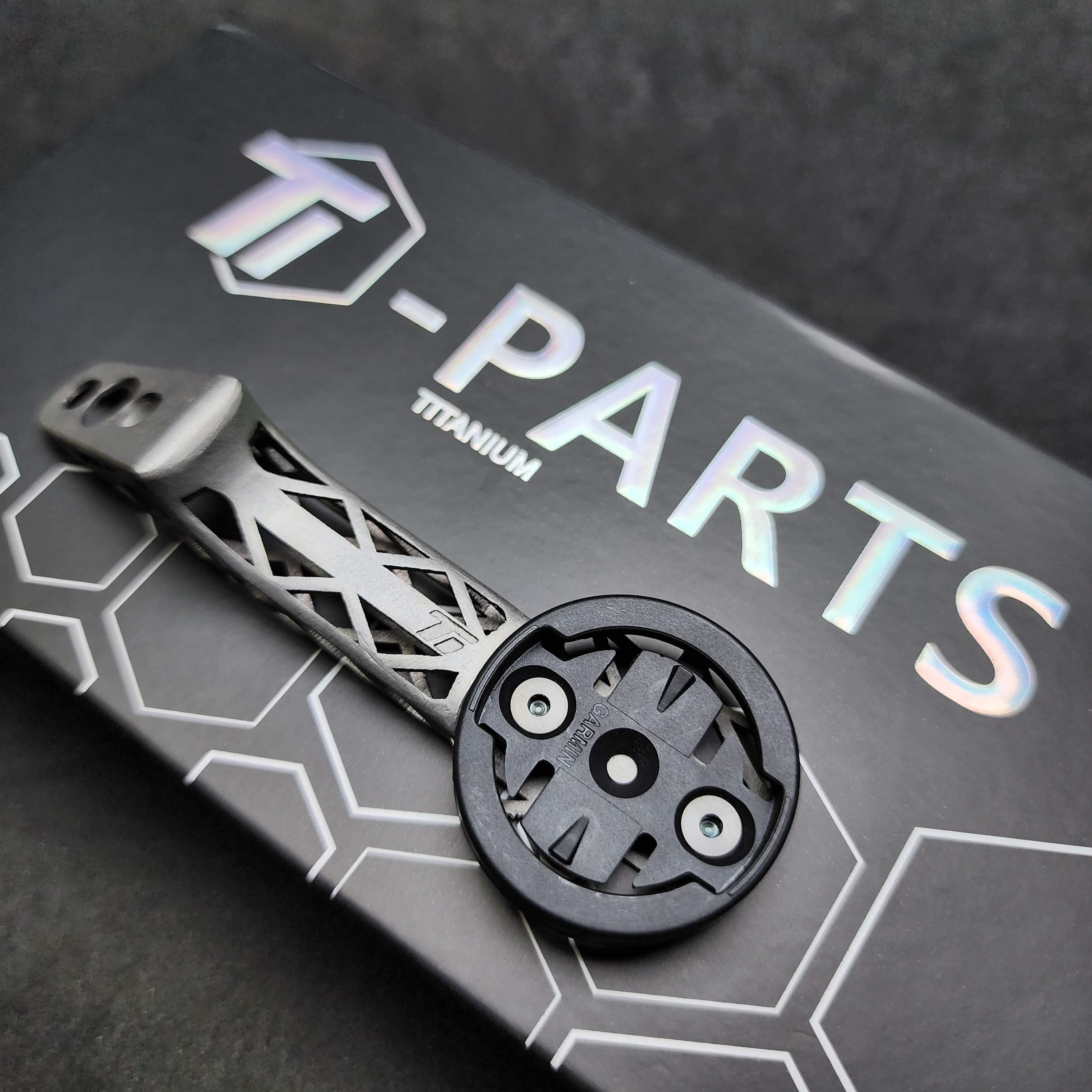 Factor Black Inc Aero Titanium 3Dプリントコンピュータマウント | Barstem GoPro – Ti-Parts  Titanium