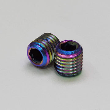 Risk 2 Ensembles M5 x 30mm Titane Alliage Vélo poteau de Risk 2 Ensembles M5 x 30mm Titane Alliage Vélo poteau de