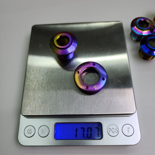 Titanium DUB Crank Ram Cover SRAM |12 speed Red eTap AXS Force Rival Quarq | Eagle XX1 X01 X1 NX GX krytka kliky převodník