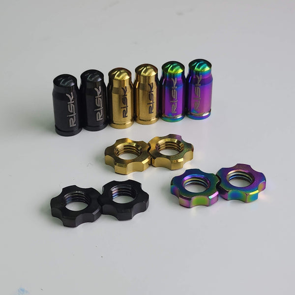チタン バルブ キャップ プレスタ シュレーダー ブロンプトン T ライン