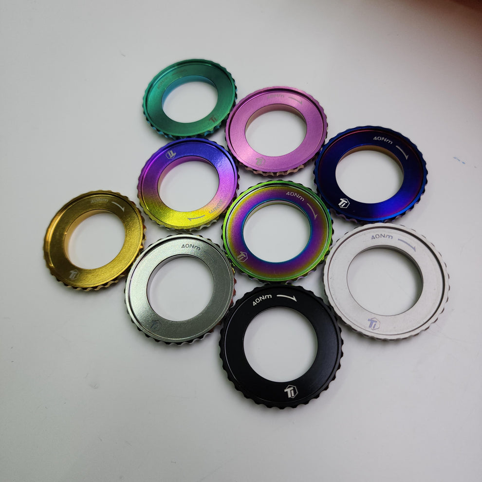 Titanium Centerlock Rotor Cover for Shimano SRAM | Center Lock ...