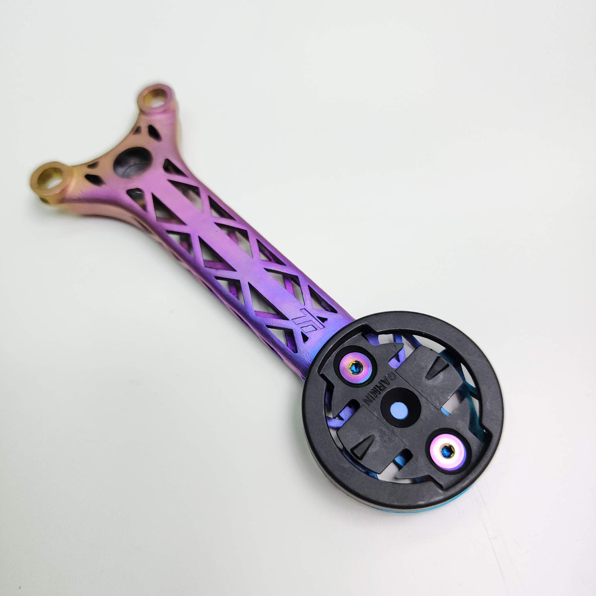MOST Talon Ultra/Fast 3D printed titanium computer mount for Pinarello Dogma F