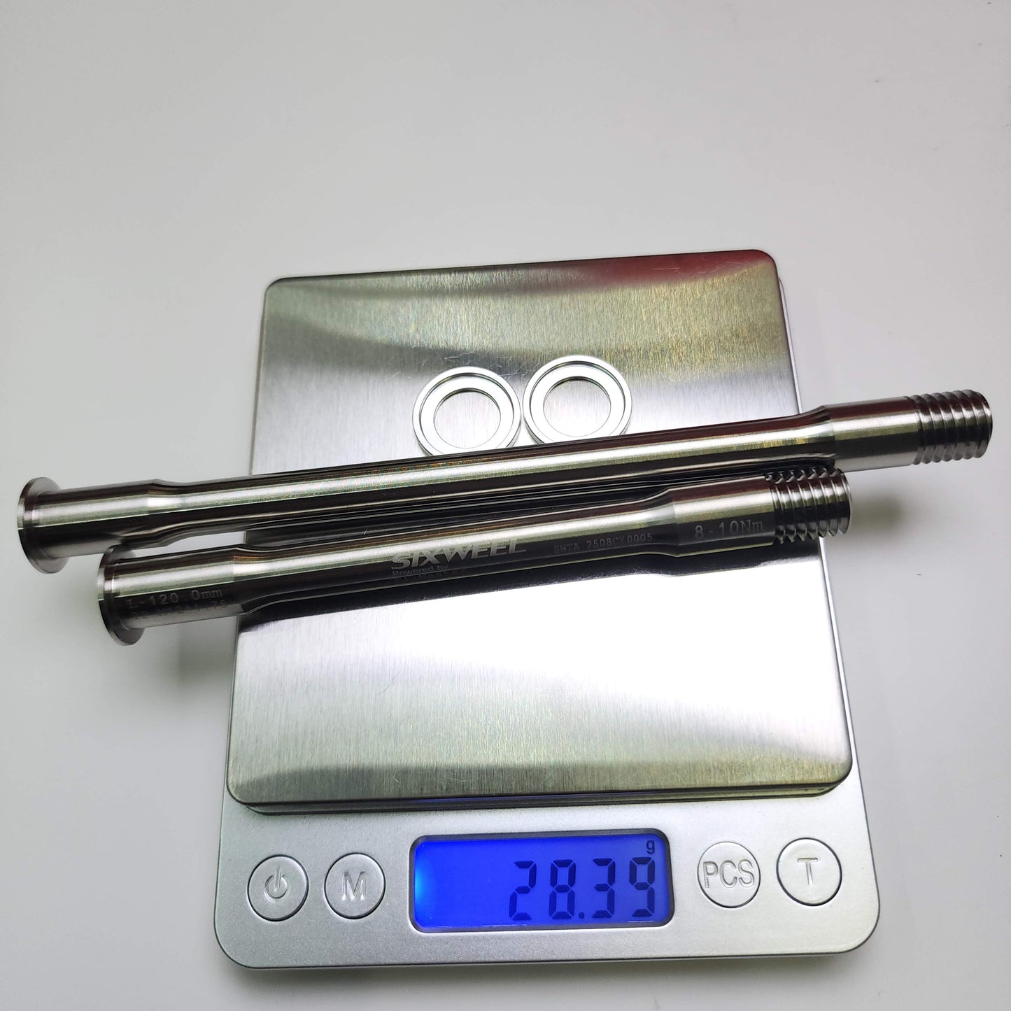 Sixweel 28,39 g Titan-Steckachse | CANYON Aeroad/Ultimate/Speedmax/Endurace CF/CFR