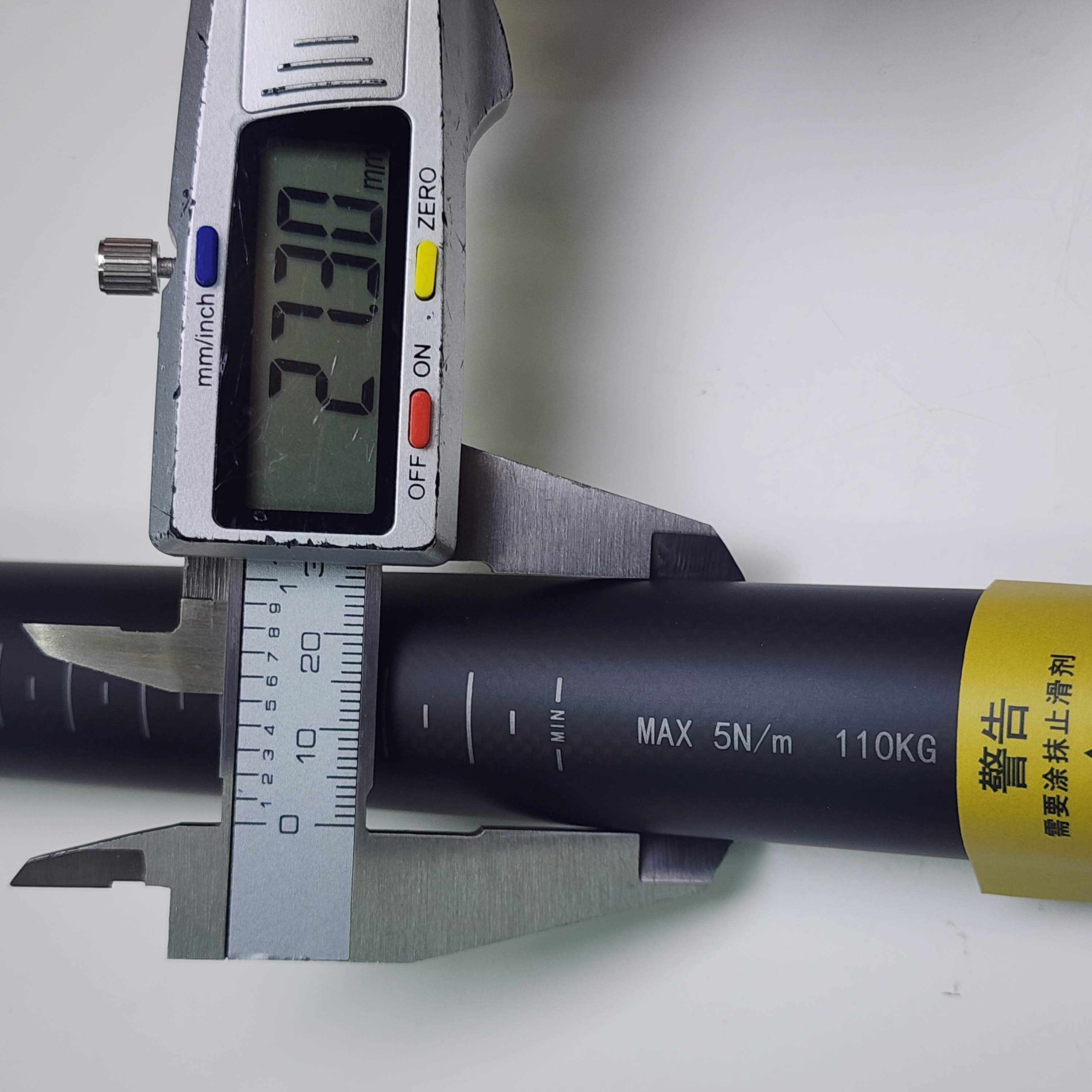 EXS カーボンファイバーシートポストアップグレード | 27.2mm ラウンド