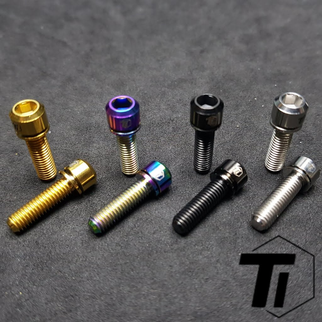 Smalhoved titanium stammebolt | Ti-Parts M5x16 M5x18 M5x20 Aero-styr MTB-styr Enve Canyon Propel Sworks