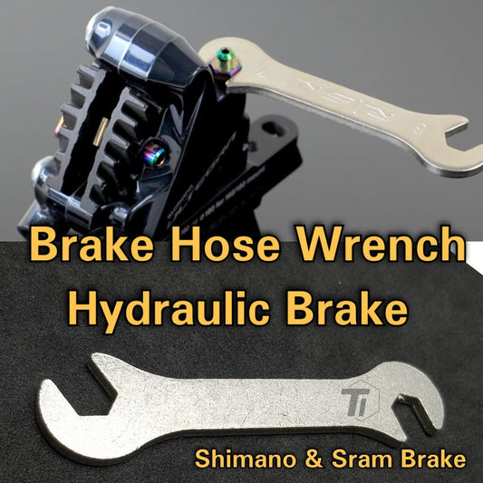 Shimano SRAM Hydraulic Brake Hose Wrench 7mm 8mm Open-ended spanner | Brake hose install / removal / shortening tool