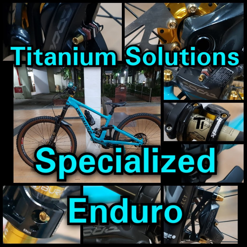 Ti-Parts Titanium Solutions สกรู Enduro 29 เฉพาะทาง | รหัสเบรก MTB SRAM เฉพาะ Enduro Sworks Elite Comp Pro