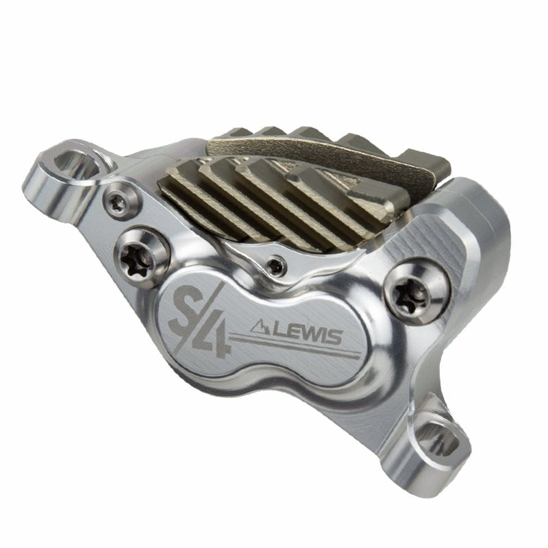 Lewis LHP-S4 雙尺寸 4 活塞碟式煞車卡鉗 2x14mm、2x17mm |下坡耐力賽襯裡制動力