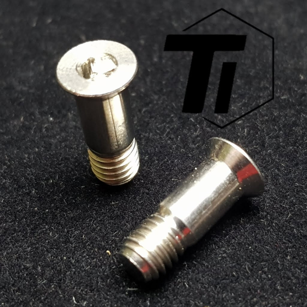 Ti-Parts Titanium Jockey hjulbult | Shimano SRAM 14,2 mm 15,4 mm remskiva hjul Road Bike MTB M9200 M8100
