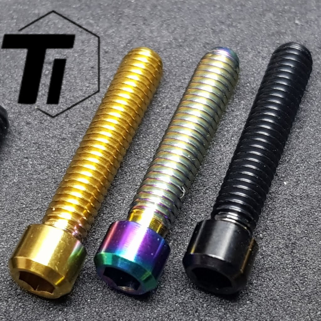 Ti-Parts Titanium Bolt for Derailleur High Low Adjust B Limit Screw | Shimano SRAM M9120 M8120 M8100 M8000 M7100 XT SLX