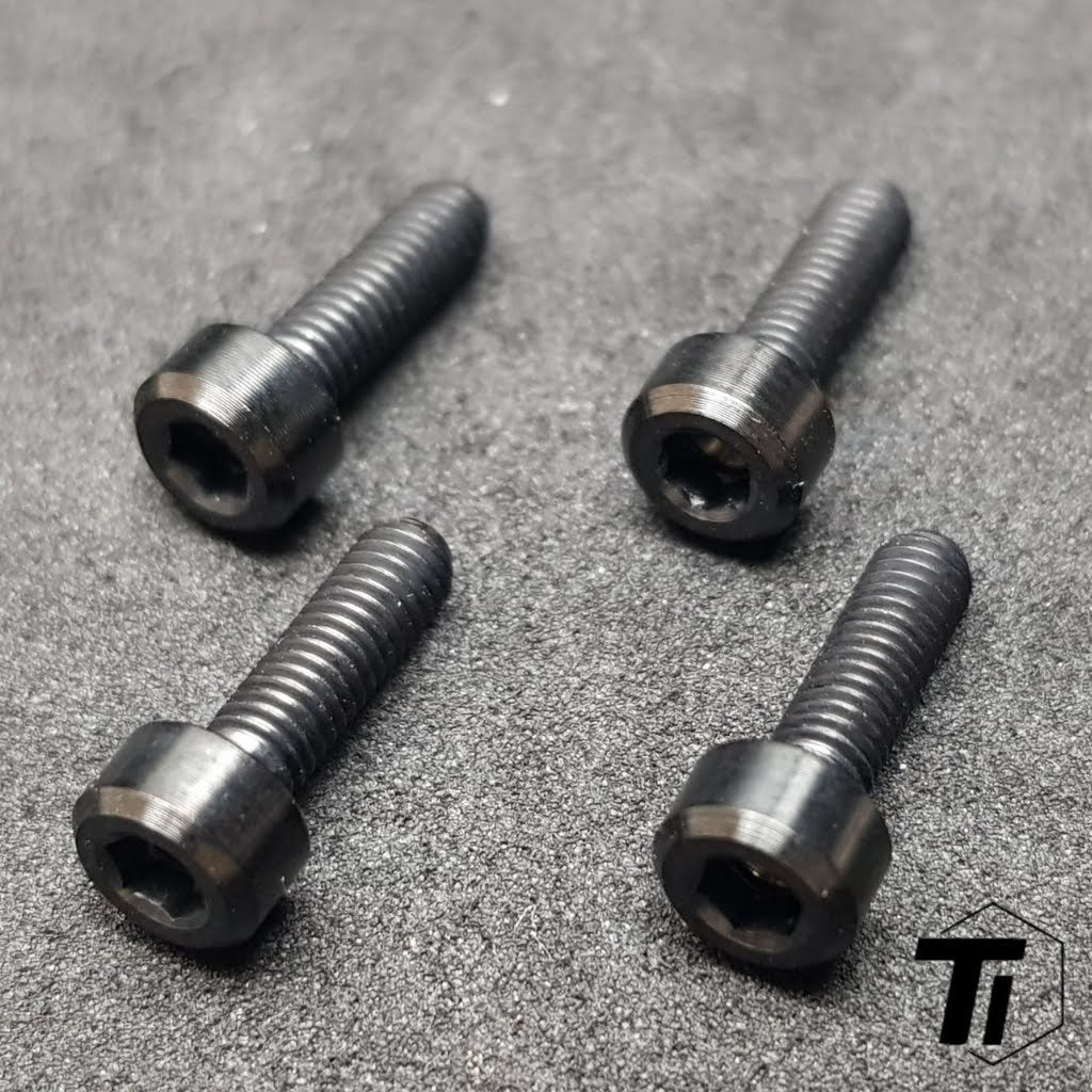 Ti-Parts titanium bolts for Trigo bottle cage adapter on folding bikes