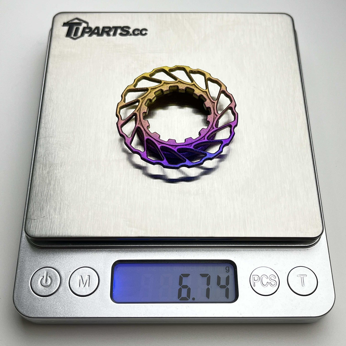 แหวนล็อกโรเตอร์ Centerlock ไททาเนียมพิมพ์ 3 มิติ | Shimano SRAM DT Swiss