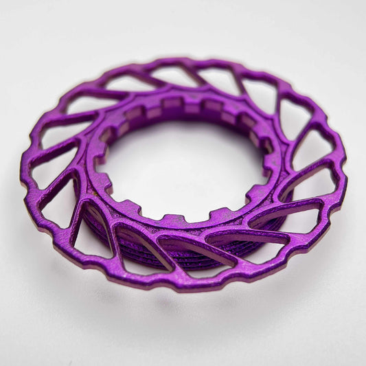 3D Printed Titanium Centerlock Rotor Lockring | Shimano SRAM DT Swiss