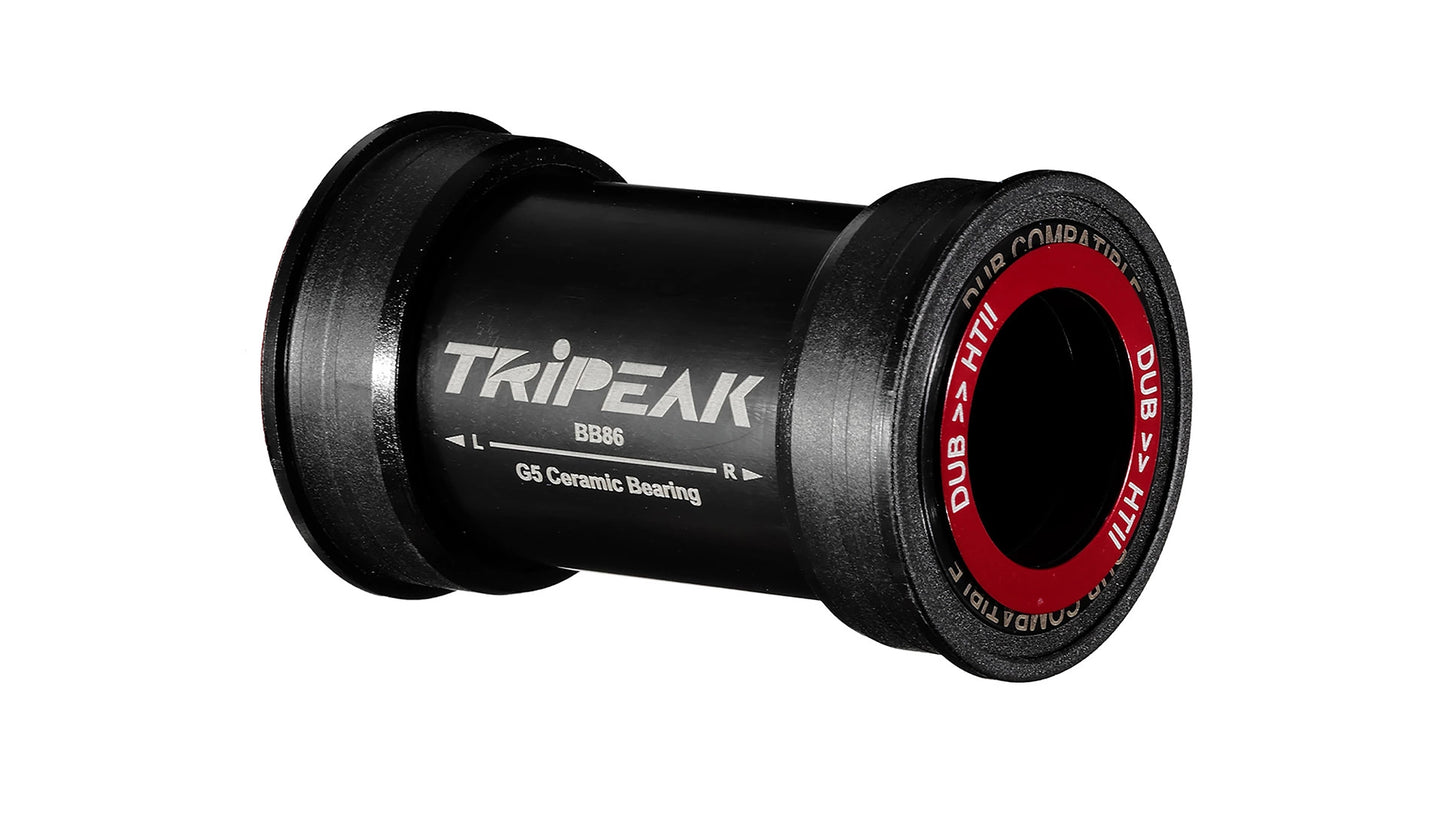 Movimento Central TRiPEAK BB86 86/92mm | Rolamentos de Cerâmica/Aço | Shimano Hollowtech II/SRAM DUB | Twist Fit