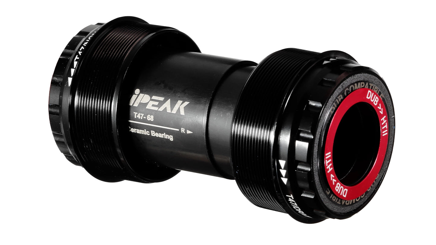 TRiPEAK T47 68/86mm 3-in-1 Bottom Bracket | Ceramic/Steel Bearings | Shimano Hollowtech II, SRAM DUB, Rotor 3D+