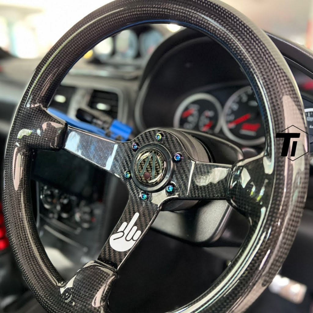 Titanium bolt for Steering Wheel  MOMO NARDI VERTEX OMP SPOON JS Heritage Indy  R1909 33S  Sparco  NRG Innovations Deep