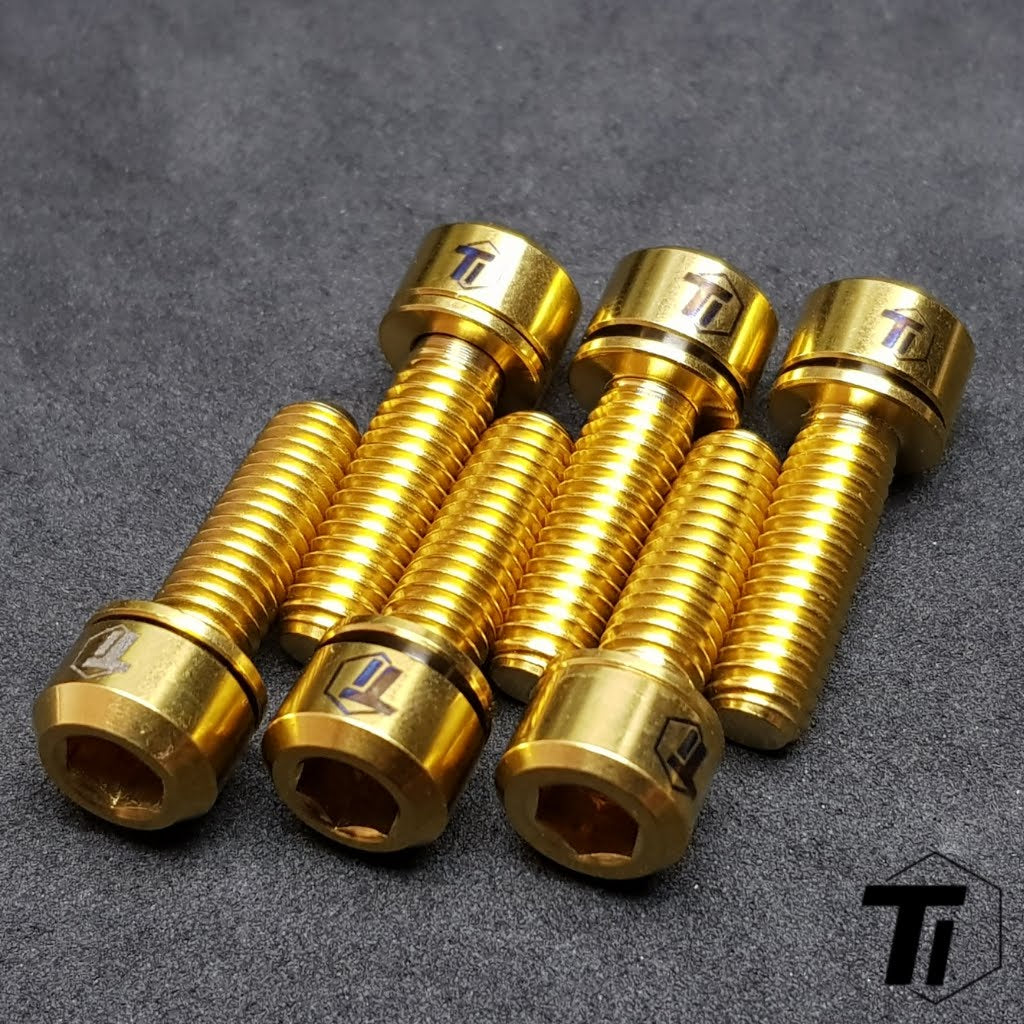 Titanbult för Deity Copperhead Stam | MTB 35 mm 50 mm Titanium Screw Grade 5 Enduro Singapore Ti-Parts