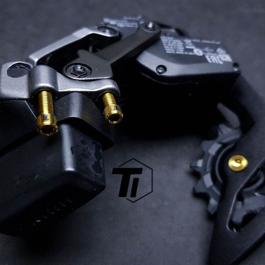 Titanium bolts for Sram RD eTap AXS Red Force Rival 12s Upgrade kit | HRD for roadbike Gravel bike Ti Screw