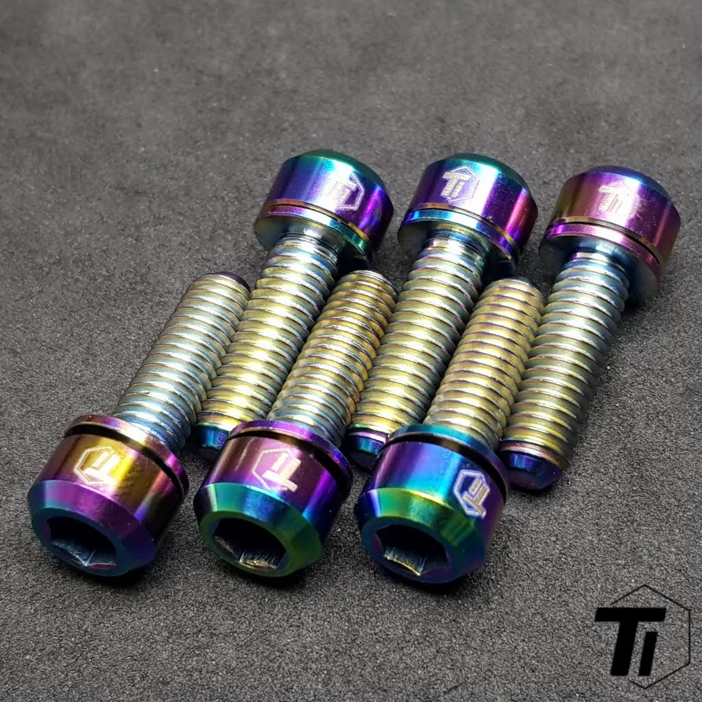 Titanium bout voor Godity Copperhead stuurpen | MTB 35 mm 50 mm titanium schroef klasse 5 Enduro Singapore Ti-Parts