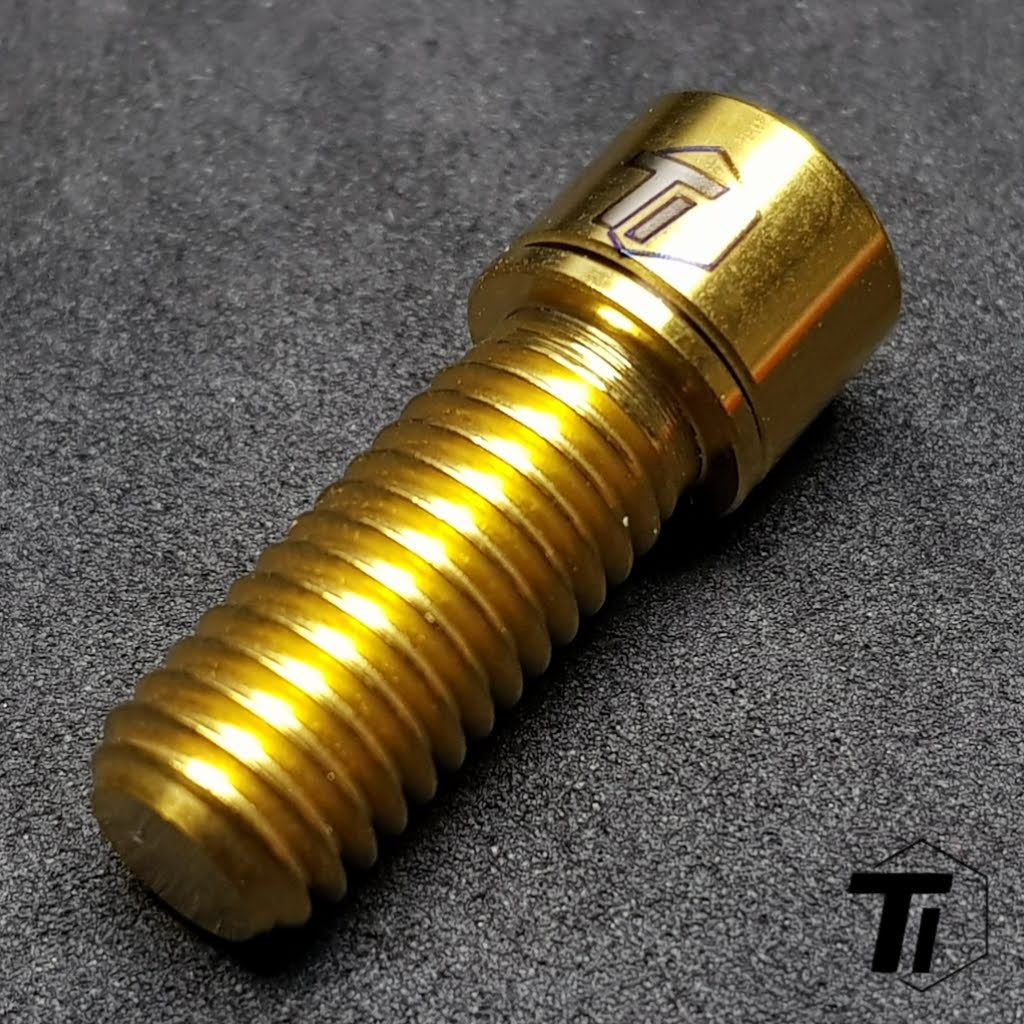Titanium bolt til Brompton styrfanger | Holder adapter justering samling beslag klip ende 2017 b75 Aceoffix