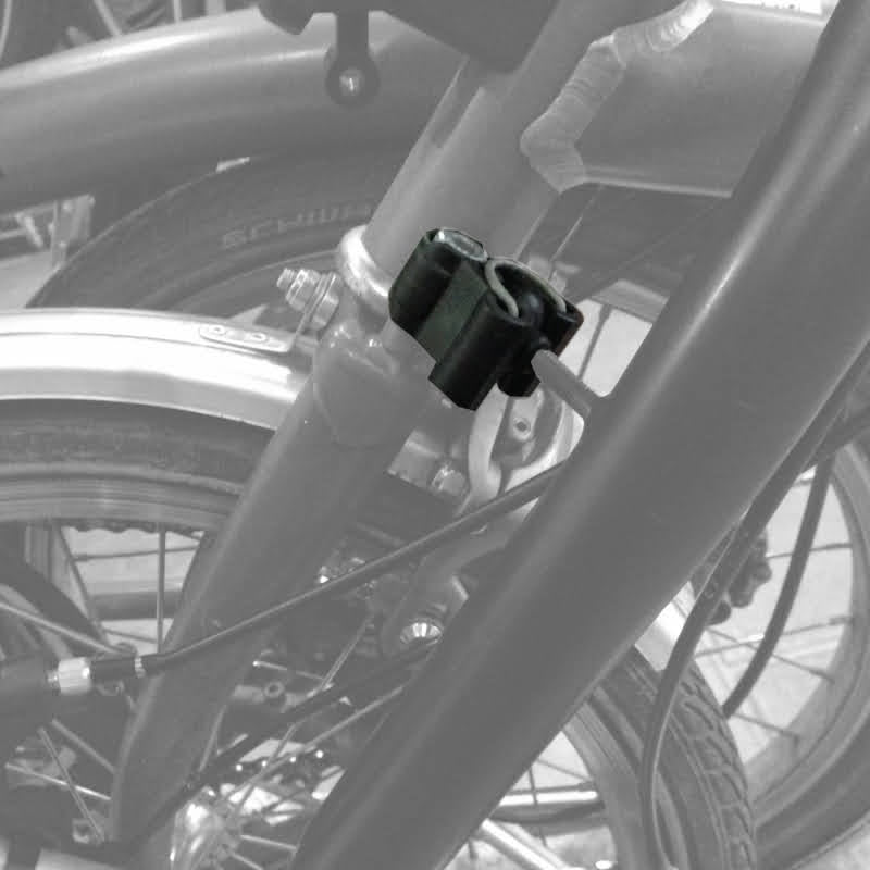 Titanium Bout voor Brompton Stuurvanger | Houder adapter afstelmontage beugel clip eind 2017 b75 Aceoffix