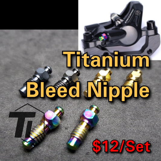 Titanium Bleed Tepelbout voor Shimano M6100 M7000 M9120 M8120 M8100 M8000 M7100 M420 MT200 DEORE SLX xt xtr Saint zee