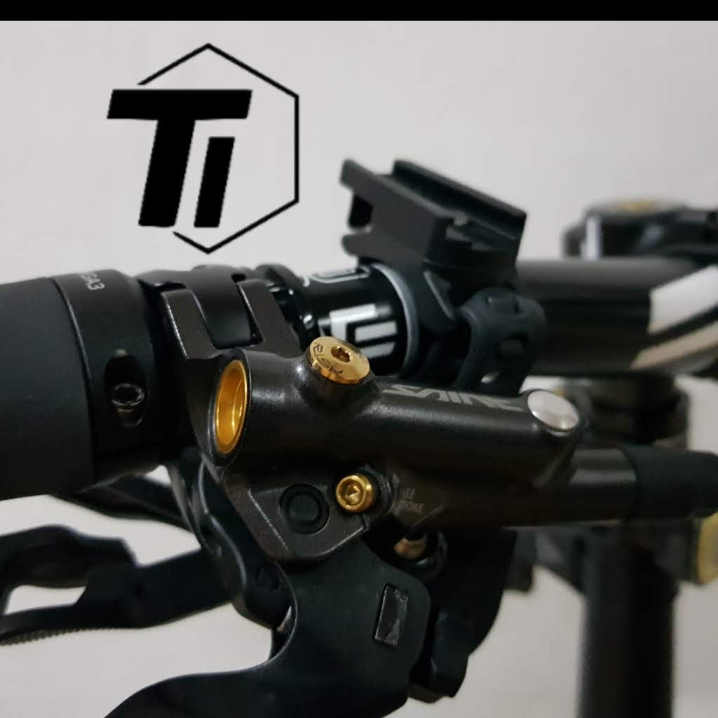 Titanio M820 M640 Shimano Saint Zee M8020 kit de pernos de pinza de freno tornillo de titanio bicicleta MTB Grado 5 Singapur