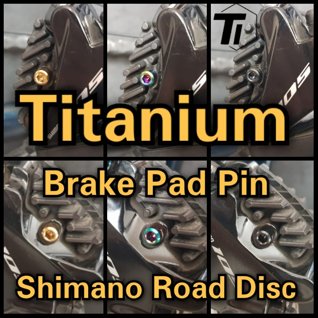 Титановый фиксатор колодки дискового тормоза Shimano для R9270 105 Ultegra Dura Ace, титановый винт, дорожный класс 5, Сингапур