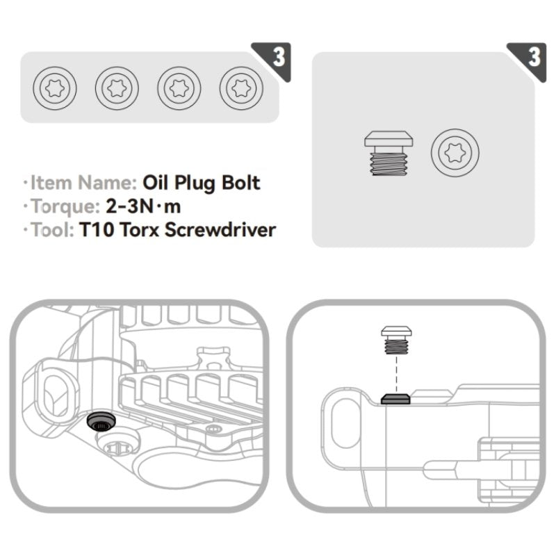 Lewis Titanium Bolt Upgrade Kit for LHP-U4 LHP-S4 LH4 Brake