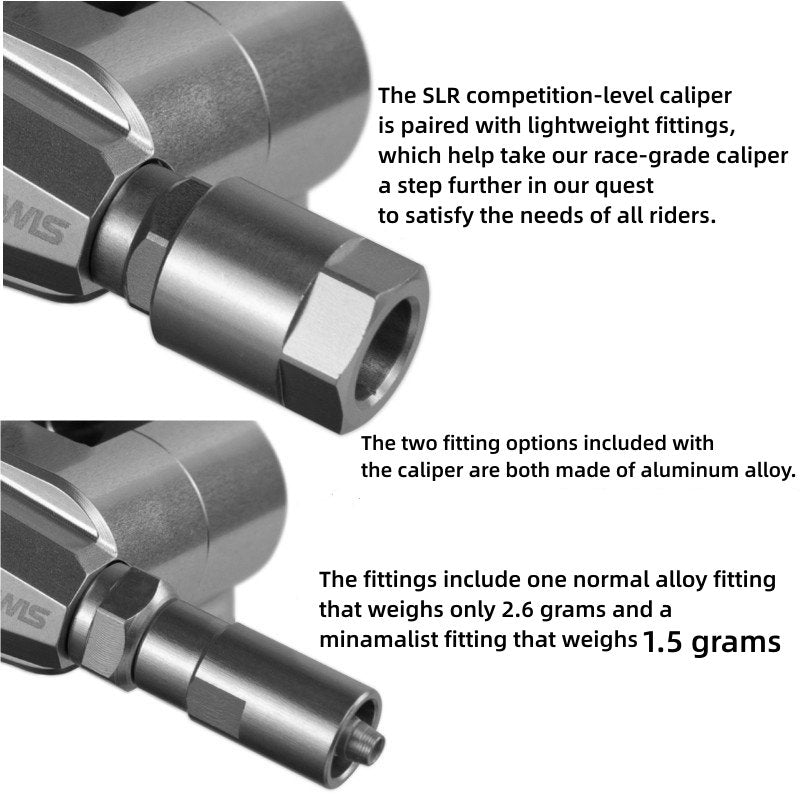 Lewis SL/SLR Flat Mount Caliper 68.5g Titanium Screw | Ultimate Lightweight Road Bike Caliper