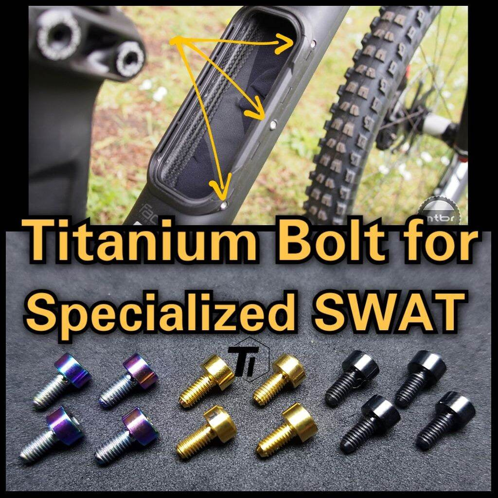 Titanium Bolt til Specialized SWAT Opbevaringscover Stumpjumper Enduro Roubaix Sworks Titanium Screw Cykel MTB Grade 5
