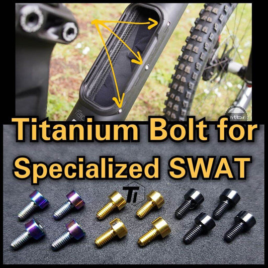 Titanbult för Specialized SWAT förvaringsskydd Stumpjumper Enduro Roubaix Sworks Titanium Screw Cykel MTB Grade 5